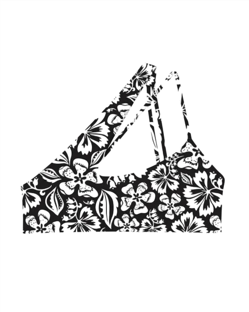 Front of a size L Women'S Queensland Top In Luau Night in Luau Night by MIKOH. | dia_product_style_image_id:357073